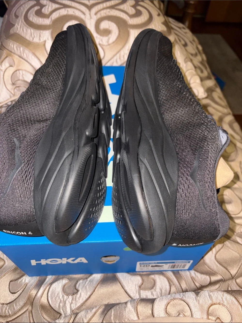 Hoka Men’s Black Rincon 4 BBCL Running Sneakers NIB